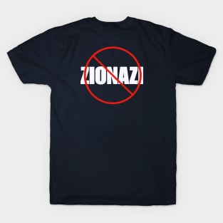 🚫 Zionazi - Double-sided T-Shirt